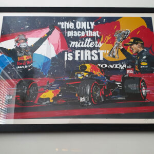 Max Verstappen Red Bull F1 - Limited Edition Print. Formula One Racing, Motorsport wall art, F1 artwork gift, Car poster decor from the GPBox store.