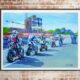 Isle of Man TT limited edition art print by Jeff Rush Motorcycle racing poster road racing poster TT poster gifts for bikers