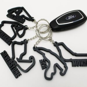 2023 F1 Track Key Chains from the Sports Car Racing Collectibles store collection.