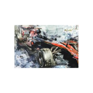 F1 Fan Art - Postcards Sports Car Racing Birthday Cards by F1FanArt