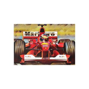 Ferrari F1 Classic Car Fan Art - Postcards Sports Car Racing Birthday Cards by F1FanArt