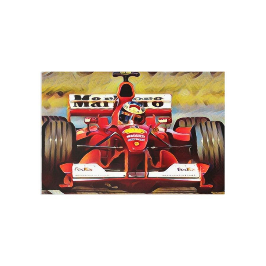 Ferrari F1 Classic Car Fan Art - Postcards from the Sports Car Racing Birthday Cards store collection.