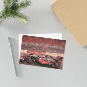 Classic McLaren F1 Car Fan Art - Postcards Sports Car Racing Birthday Cards by F1FanArt