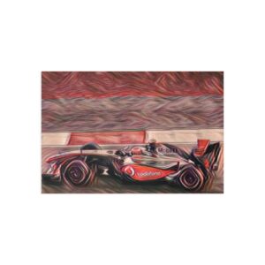 Classic McLaren F1 Car Fan Art - Postcards Sports Car Racing Birthday Cards by F1FanArt