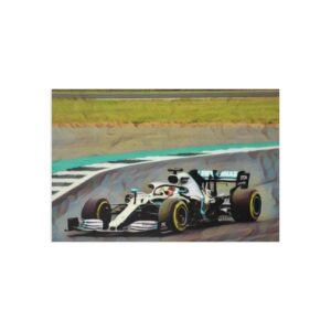 Lewis Hamilton F1 Car Fan Art - Fine Art Postcards from the Sports Car Racing Birthday Cards store collection.