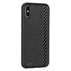 iPhone X & XS Alcantara & Real Carbon Case from the Sports Car Racing Phone Cases store collection.