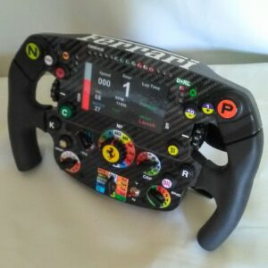 Ferrari SF1000 Replica Steering Wheel F1 Car Parts by Grand Prix Memorabilia