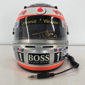 2007 Fernando Alonso official replica Helmet signed F1 Helmets by The Memorabilia Experience