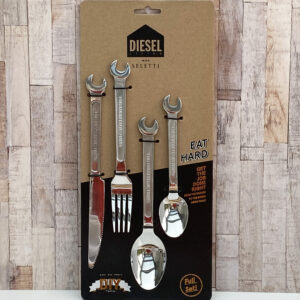 Spanner Cutlery 4 Piece Place Setting Sports Car Racing Gifts by Me and My Car