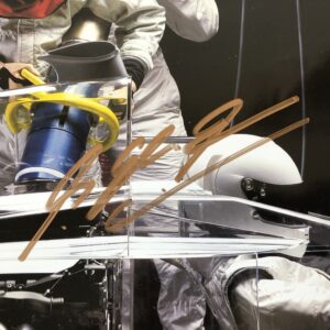 2001 British Grand Prix Race Programme Hand Signed By Michael Schumacher from the Sports Car Racing Signed store collection.