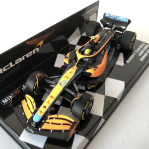 2022 Lando Norris | McLaren F1 Team MCL36 | Minichamps Resin 1:43 | Bahrain GP from the Sports Car Racing Flags store collection.