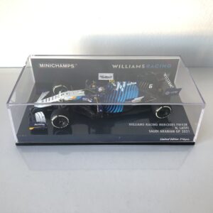 2021 Nicholas Latifi | Williams Racing Mercedes FW43B | Minichamps Resin 1:43 | Saudi Arabian GP from the Luxury Sports Car Racing Sunglasses store collection.