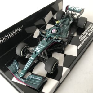 2021 Sebastian Vettel | Aston Martin Cognizant Formula One Team AMR21 | Minichamps Diecast 1:43 Scale | Monaco GP from the Sports Car Racing Books store collection.