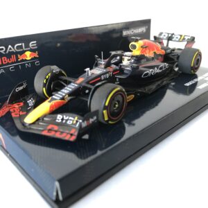 2022 Max Verstappen | Oracle Red Bull Racing RB18 | Minichamps Resin 1:43 Scale | Winner Azerbaijan GP from the Sports Car Racing Books store collection.