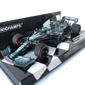 2021 Sebastian Vettel | Aston Martin Cognizant Formula One Team AMR21 | Minichamps Diecast 1:43 Scale | Azerbaijan GP from the Sports Car Racing Books store collection.