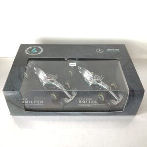 2019 Lewis Hamilton & Valtteri Bottas | Mercedes AMG Petronas Motorsport F1 W10 EQ Power+ | Minichamps Diecast 1:43 | Constructors Box Set from the Sports Car Racing Flags store collection.