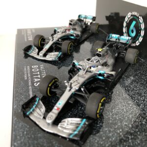 2019 Lewis Hamilton & Valtteri Bottas | Mercedes AMG Petronas Motorsport F1 W10 EQ Power+ | Minichamps Diecast 1:43 | Constructors Box Set from the Coffee Table Car Magazines store collection.