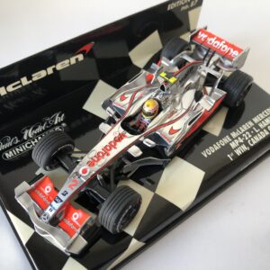 2007 Lewis Hamilton | McLaren Mercedes MP4-22 1st Win, Canada GP | Minichamps Diecast 1:43 from the Lewis Hamilton store collection.