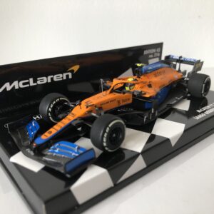 2021 Lando Norris | McLaren F1 Team MCL35M | Minichamps Resin 1:43 | Italian GP from the F1 Helmets store collection.