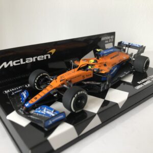 2021 Lando Norris | McLaren F1 Team MCL35M | Minichamps Resin 1:43 | French GP from the Sports Car Racing Metal Signs store collection.