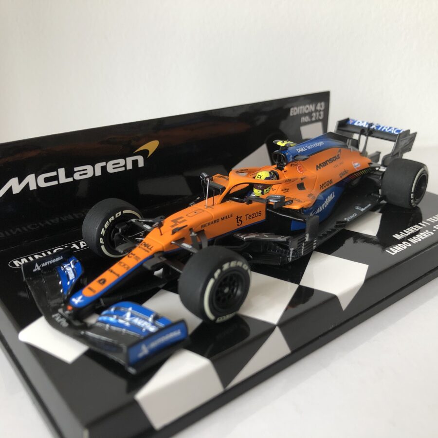 2021 Lando Norris | McLaren F1 Team MCL35M | Minichamps Resin 1:43 | French GP from the Sports Car Racing Race Suits store collection.