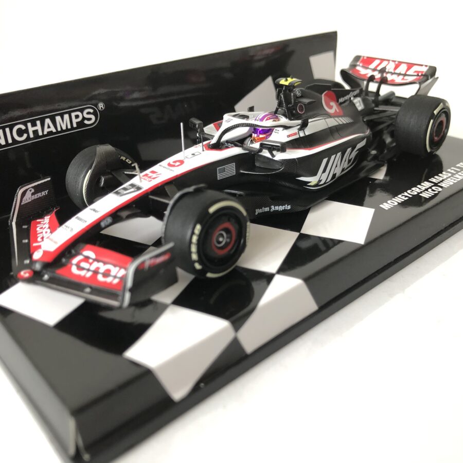 2023 Nico Hulkenberg | Haas F1 Team VF-23 | Minichamps Resin 1:43 Scale from the Sports Car Racing Car Parts store collection.