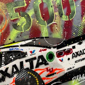 William Byron, Daytona 500, NASCAR 2024 - Graffiti painting from the Race Car Wall Art store collection.