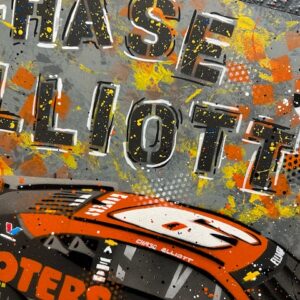 Chase Elliott, NASCAR 2024 - Graffiti painting from the More Series store collection.