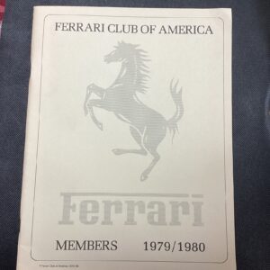 Late 70s early 80s Ferrari manuals, catalogs, brochures, members guides ect. Coffee Table Car Magazines by Dustin d