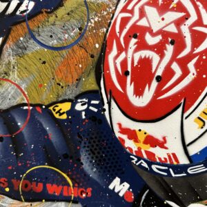 Max Verstappen, Zandvoort 2023 - Graffiti painting from the Formula 1 Memorabilia store collection.