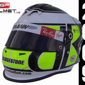 Jenson Button 2009 "MONSTER" Helmet Brawn F1 from the F1 Helmets store collection.