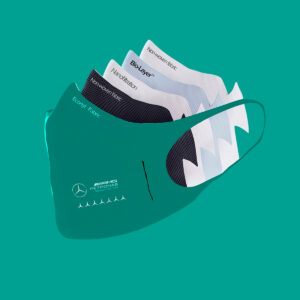 Formula1 Mercedes Lewis Hamilton LH44 Face Mask from the Sports Car Racing Apparel store collection.