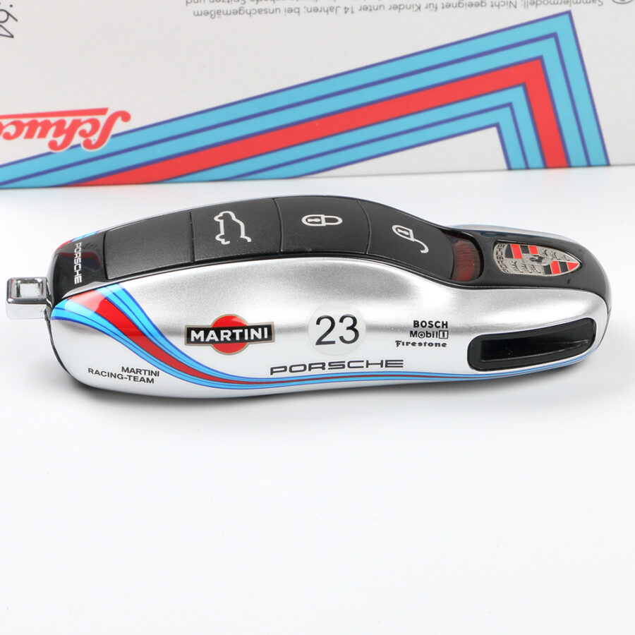 Porsche Martini racing livery Key Fob Cover Case for Porsche MACAN BOXSTER CAYMAN 718 911 OLD key from the More Series store collection.