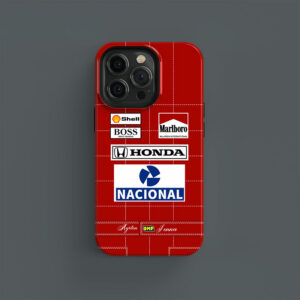 Ayrton Senna 1988 McLaren F1 MP 4/4 Phone Case & covers Ayrton Senna by DIZZY CASE