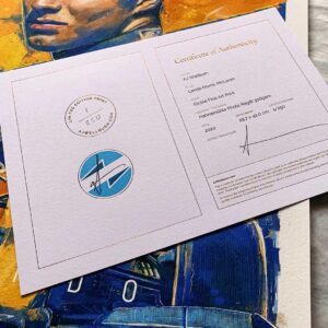 Lando Norris, McLaren – Artist signed run of 250 from the Sports Car Racing Signed store collection.