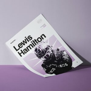 Lewis Hamilton, Wakanda Forever - Formula 1 Art Print from the Lewis Hamilton store collection.