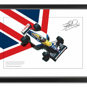 Nigel Mansell signed Williams Formula 1 'Red 5' lithograph Sports Car Racing Collectibles by The Signature Store