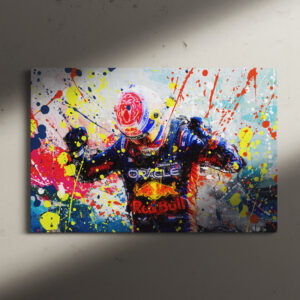 Max Verstappen F1 Canvas Wall Art 2024 from the Red Bull Racing store collection.