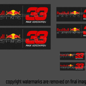 Max Verstappen Red Bull Steering Wheel Sticker - Scuderia GP from the GPBox store.