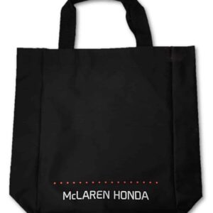 BAG Tote Shopping Carrier Formula One 1 Team McLaren Honda F1 Black 16"x13" from the Official Motorsport Merchandise store collection.