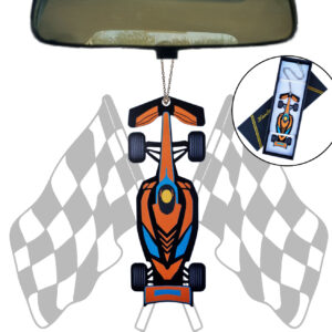 F1 McLaren Gift Formula 1 gift Car hanging accessory McLaren fan gift rear view mirror Car charm f1 air freshener Fathers day gift from the Sports Car Racing Books store collection.