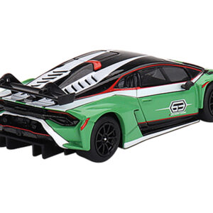 Lamborghini Huracan GT3 EVO2 "Presentation" Version Green Limited Edition to 4800 pieces Worldwide 1/64 Diecast Model Car by Mini GT from the Sports Car Racing Collectibles store collection.