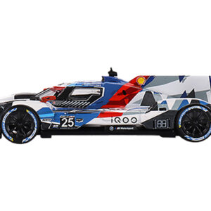 BMW M Hybrid V8 #25 Connor De Phillippi - Sheldon van der Linde - Nick Yelloly "BMW M Team RLL" 2nd Place "12 Hours of Sebring" (2023) Limited Edition to 3960 pieces Worldwide 1/64 Diecast Model Car by Mini GT from the Automotive store collection.