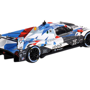 BMW M Hybrid V8 #25 Connor De Phillippi - Sheldon van der Linde - Nick Yelloly "BMW M Team RLL" 2nd Place "12 Hours of Sebring" (2023) Limited Edition to 3960 pieces Worldwide 1/64 Diecast Model Car by Mini GT from the Sports Car Racing Collectibles store collection.