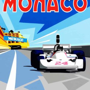 Monaco GP Poster from the Automotive store collection.