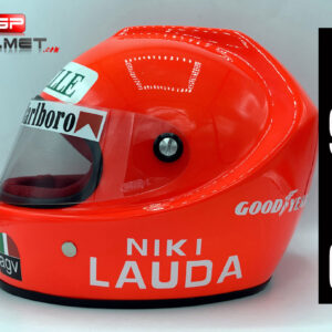 Niki Lauda 1976 AGV Replica Crash Helmet Ferrari F1 F1 Helmets by GPHelmet