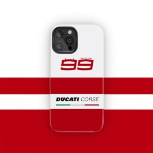 Mtogp rider Lorenzo Jorge Lorenzo JL99 Ducati CORSE phone case Sports Car Racing Phone Cases by DIZZY CASE