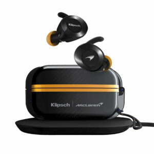 Official Klipsch McLaren T5 II True Wireless Sport McLaren Edition Earphones from the Official Motorsport Merchandise store collection.