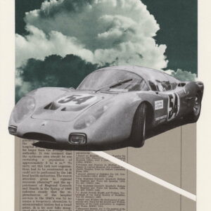 Andre Moynet prototype (1957) | Print from an original collage Coffee Table Car Magazines by Mr What & Mrs Why