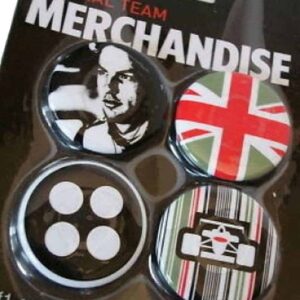 BADGE Set of 4 in Pack Formula One 1 BAR Honda F1 Jenson Button Memorabilia from the Official Motorsport Merchandise store collection.